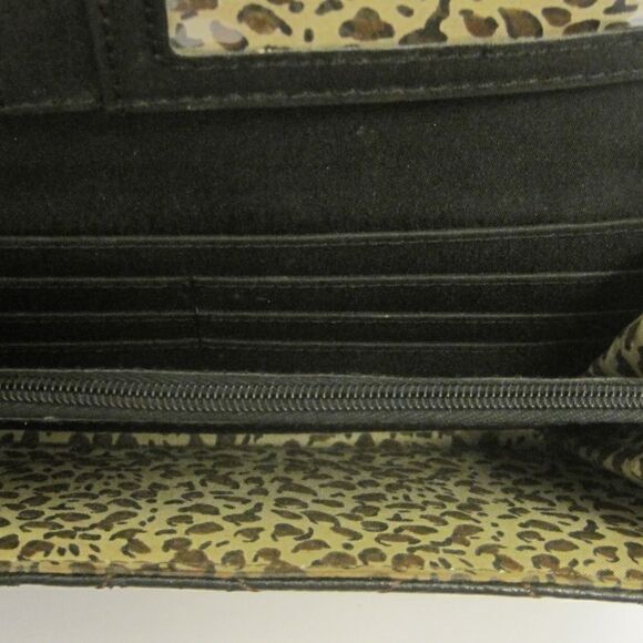 RELIC Womens Wallet Clutch Black Leopard - Picture 5 of 7